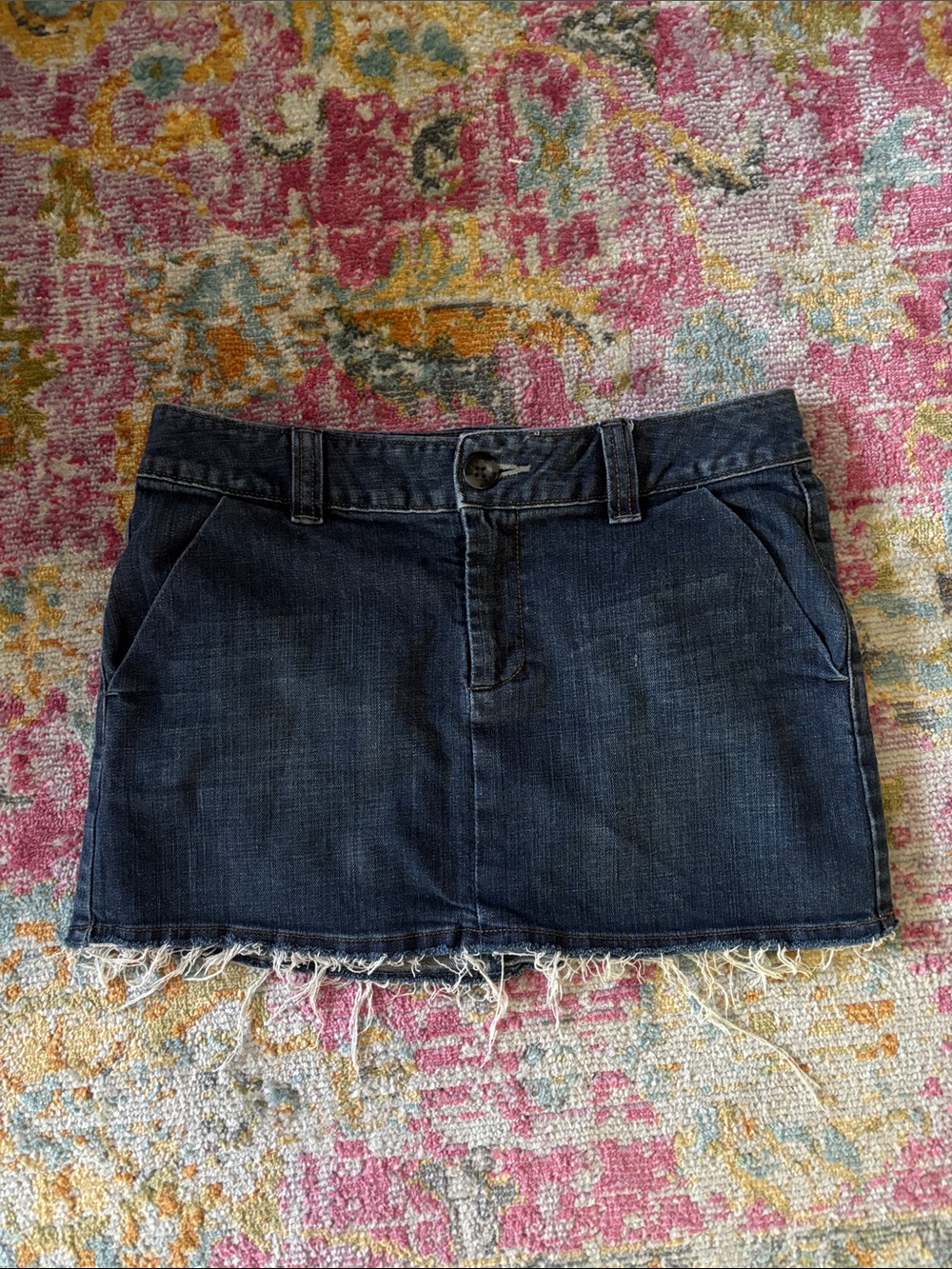Gap denim mini skirt